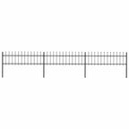 vidaXL Gartenzaun | Stahl | Stabil | Rechteckig | Modern