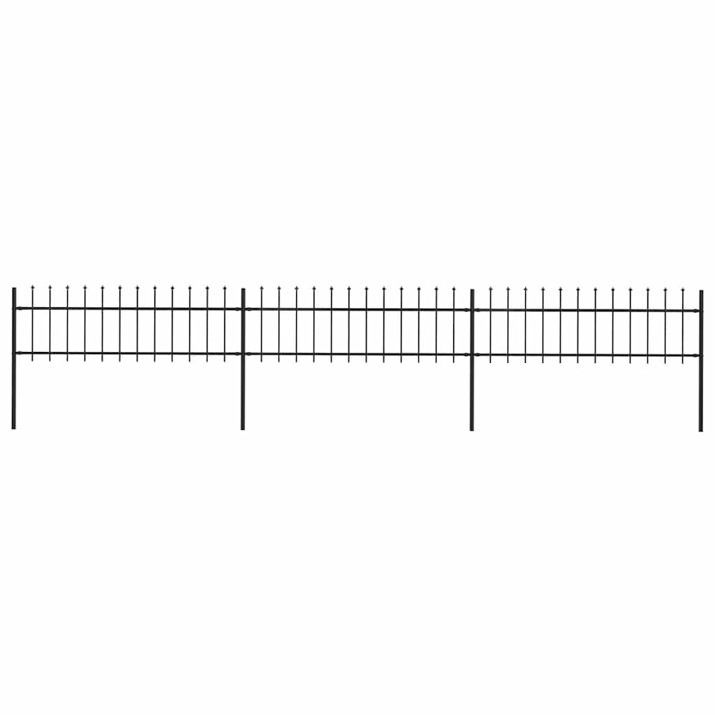 vidaXL Gartenzaun | Stahl | Stabil | Rechteckig | Modern
