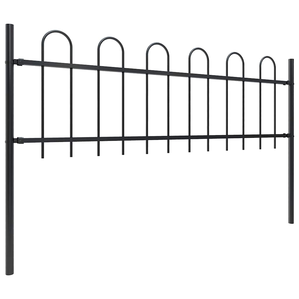 vidaXL Gartenzaun | Stahl | Robust | Modern