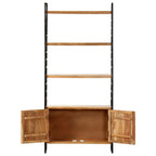 vidaXL Bücherregal 4 Ebenen 80x30x180 cm Massivholz Akazie