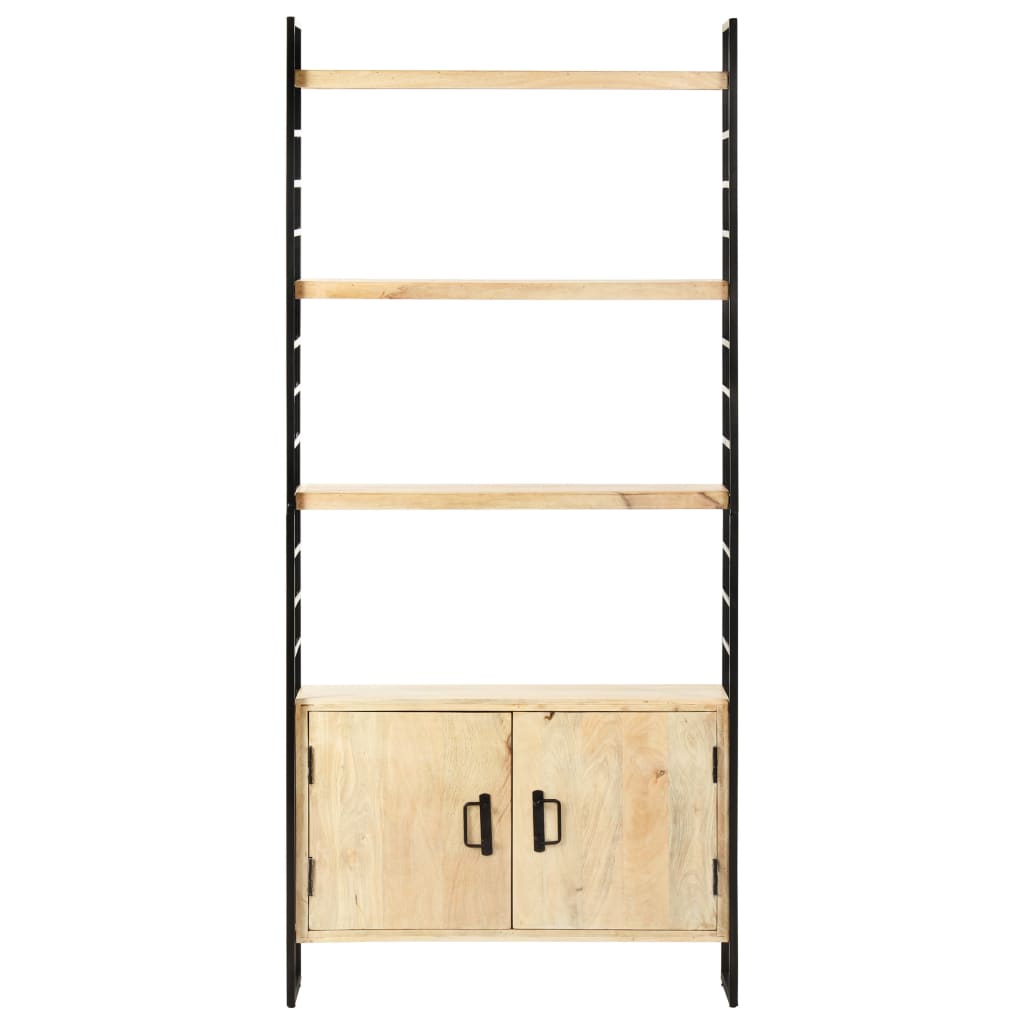 vidaXL Bücherregal 4 Ebenen 80x30x180 cm Mango Massivholz