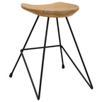 vidaXL Hocker 2 Stk. Teak Massivholz