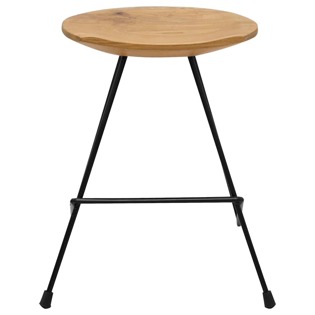 vidaXL Hocker 2 Stk. Teak Massivholz