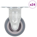vidaXL 24 Stk. Bockrollen 50 mm