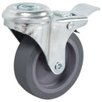 vidaXL 24 Stk. Lenkrollen mit Rückenloch 75 mm