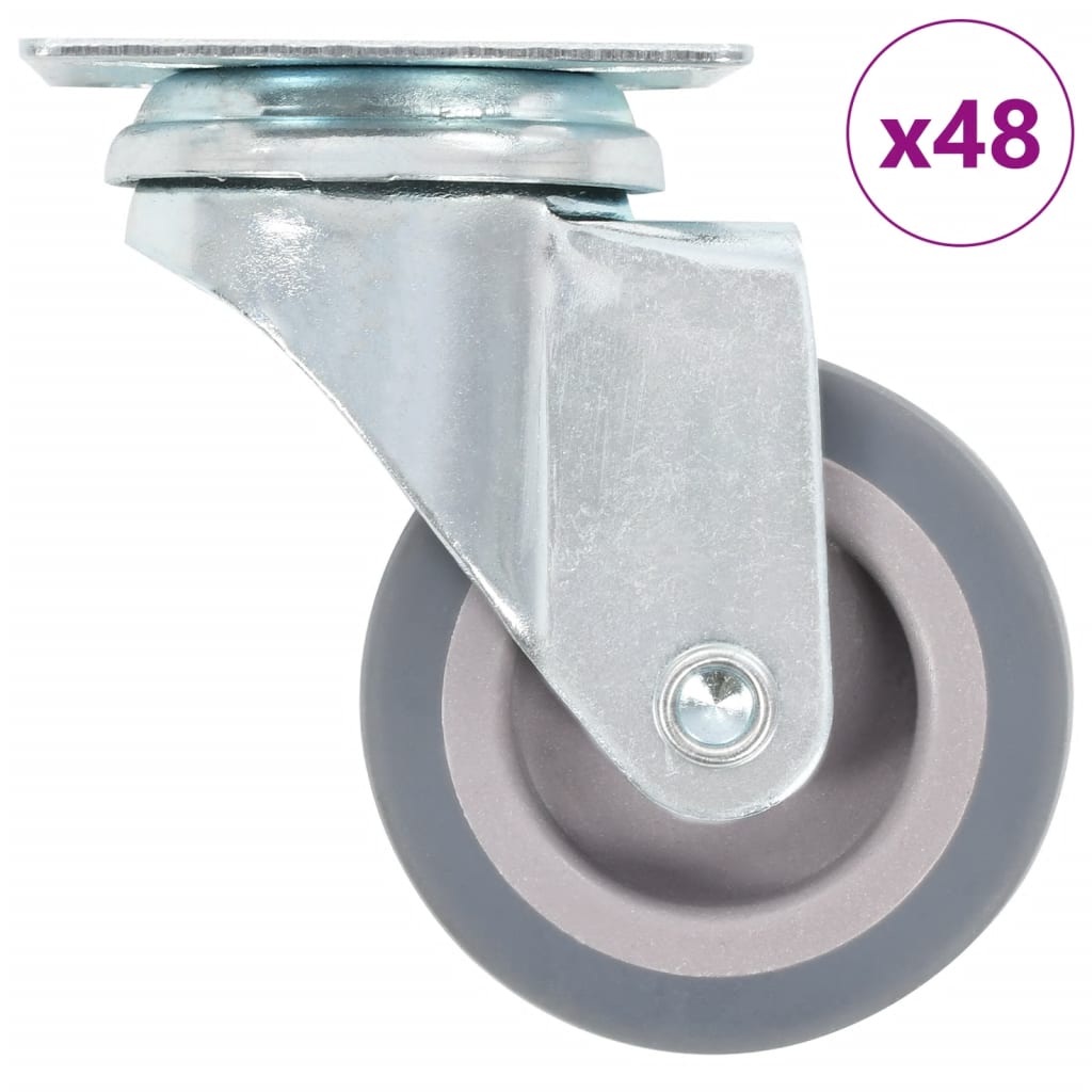 vidaXL 48 Stk. Lenkrollen 50 mm