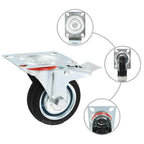 vidaXL 24 Stk. Rollen 75 mm