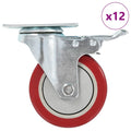 vidaXL Lenkrollen 12 Stk. 100 mm