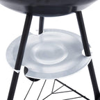 vidaXL Tragbarer Holzkohlegrill XXL mit Rädern 44 cm