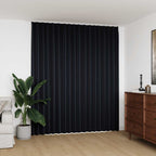 vidaXL Verdunkelungsvorhang mit Haken Schwarz 290 x 245 cm