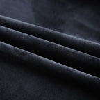 vidaXL Verdunkelungsvorhänge mit Haken 2 Stk. Samt Schwarz 140x175 cm