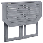 vidaXL Balkontisch Klappbar 90x50x74 cm Massivholz Akazie