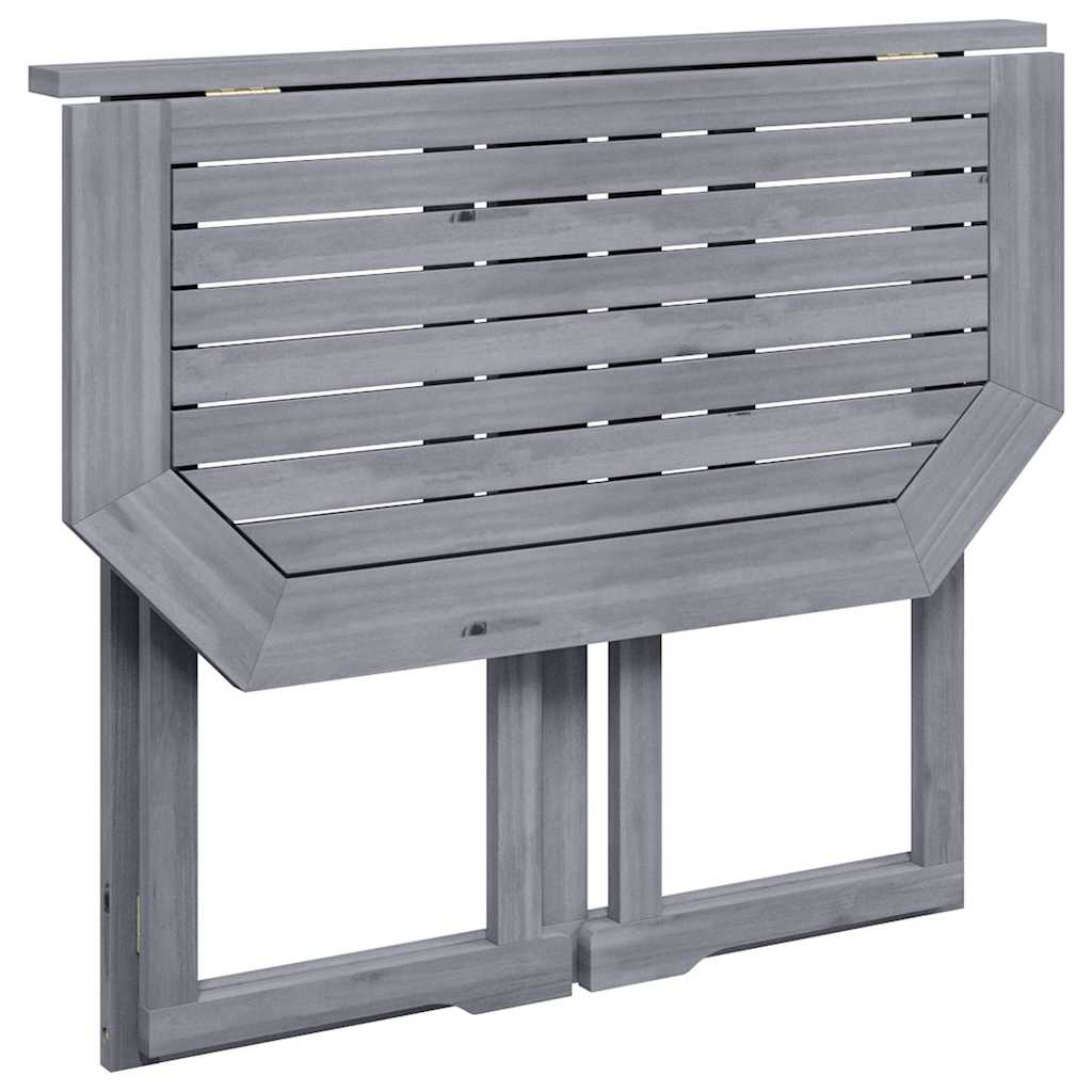 vidaXL Balkontisch Klappbar 90x50x74 cm Massivholz Akazie