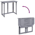 vidaXL Balkontisch Klappbar 90x50x74 cm Massivholz Akazie