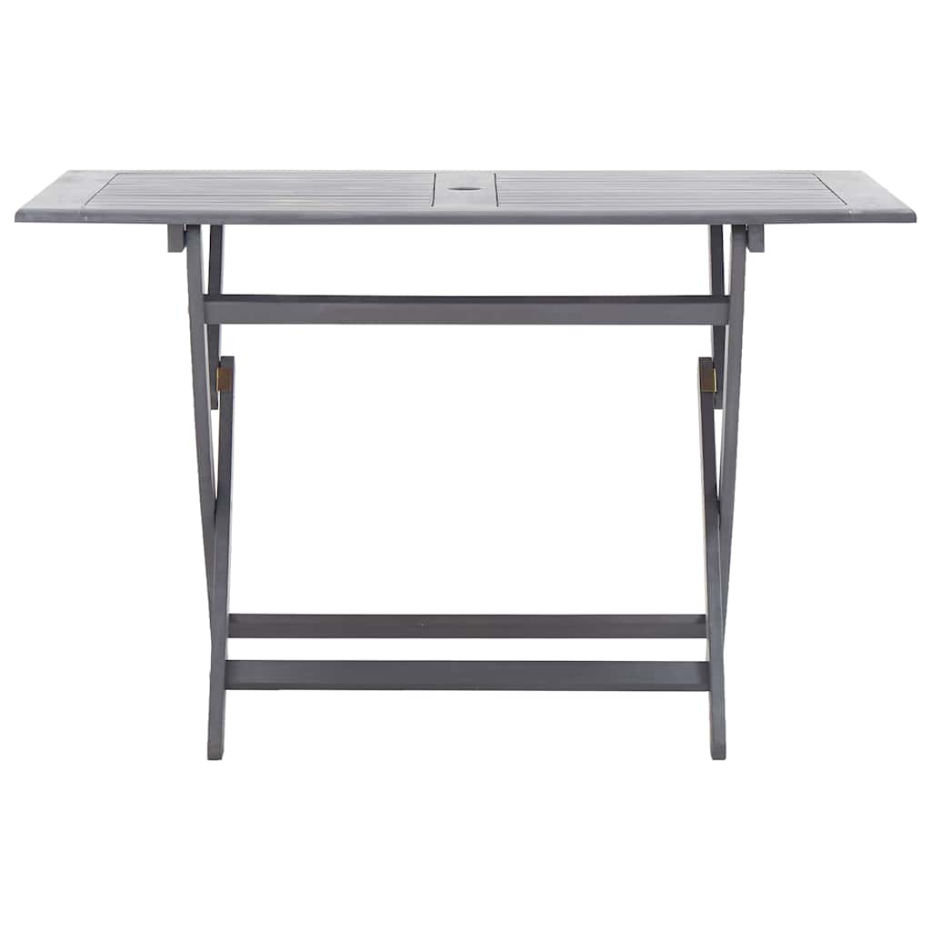 vidaXL Klappbarer Gartentisch 120 x 70 x 75 cm Massivholz Akazie