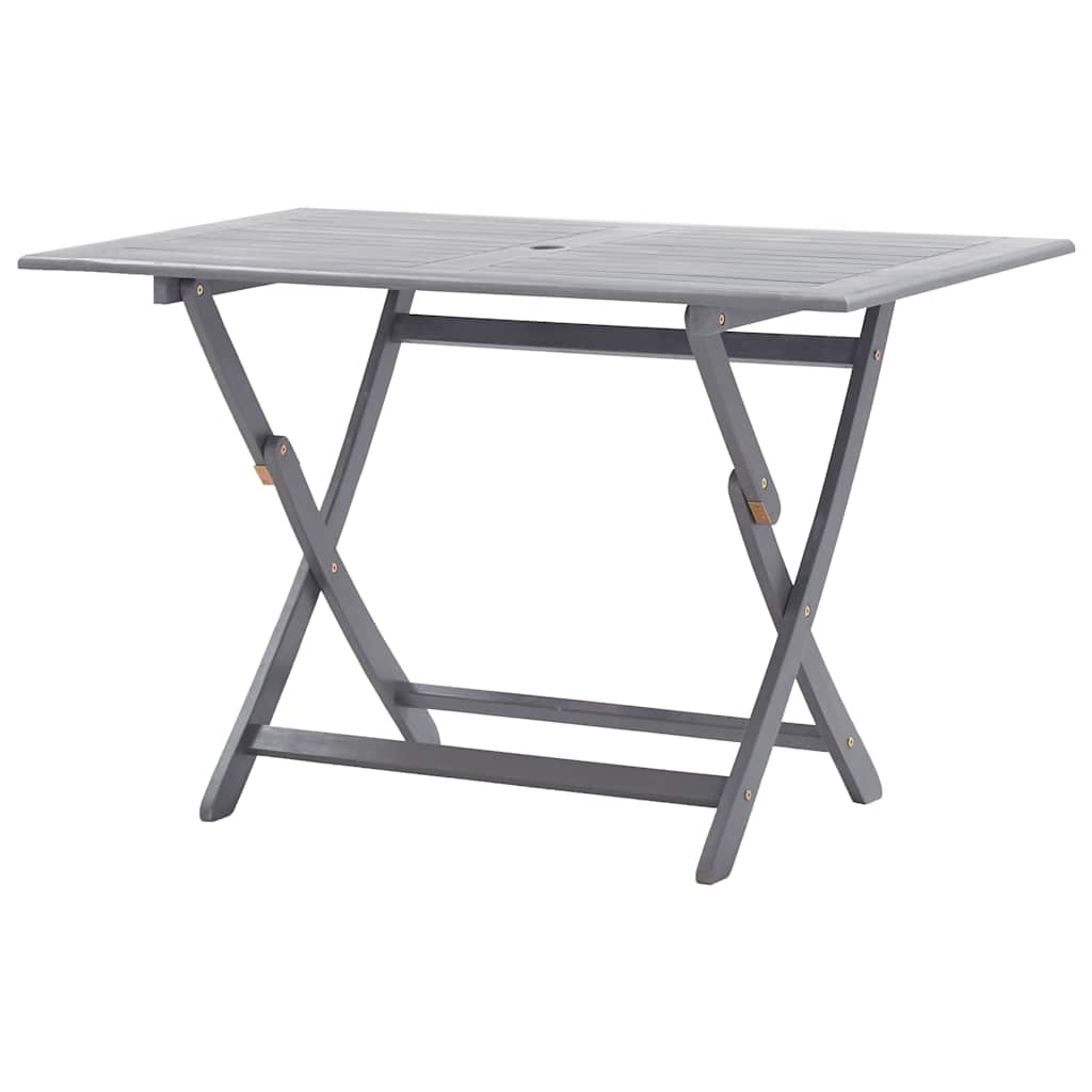 vidaXL Klappbarer Gartentisch 120 x 70 x 75 cm Massivholz Akazie