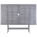 vidaXL Klappbarer Gartentisch 120 x 70 x 75 cm Massivholz Akazie