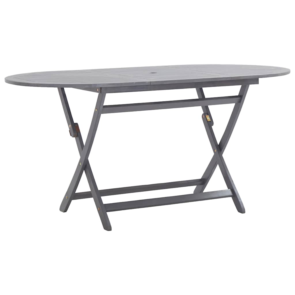 vidaXL Gartentisch Klappbar 160x85x75 cm Massivholz Akazie