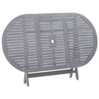 vidaXL Gartentisch Klappbar 160x85x75 cm Massivholz Akazie