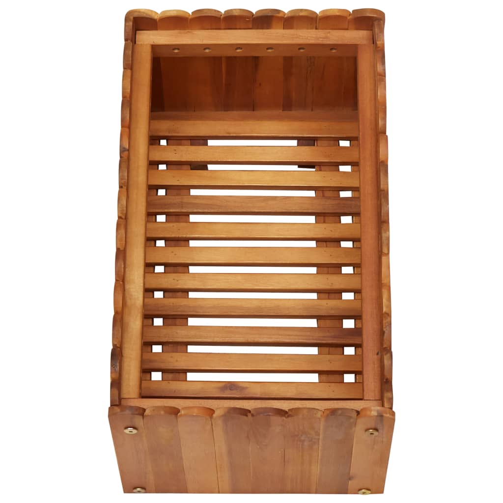 vidaXL Garten-Hochbeet 50 x 30 x 25 cm Massivholz Akazie