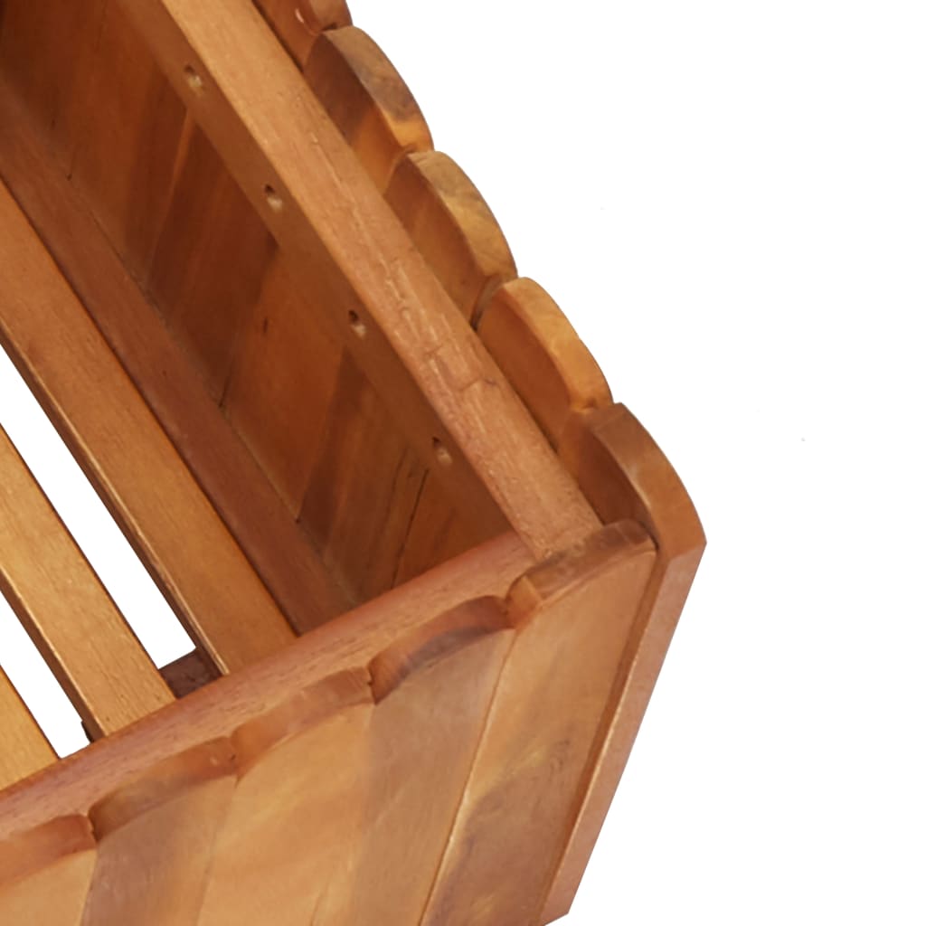vidaXL Garten-Hochbeet 50 x 30 x 25 cm Massivholz Akazie