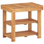 vidaXL Schuhregal 50×32×45 cm Massivholz Akazie