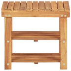 vidaXL Schuhregal 50×32×45 cm Massivholz Akazie