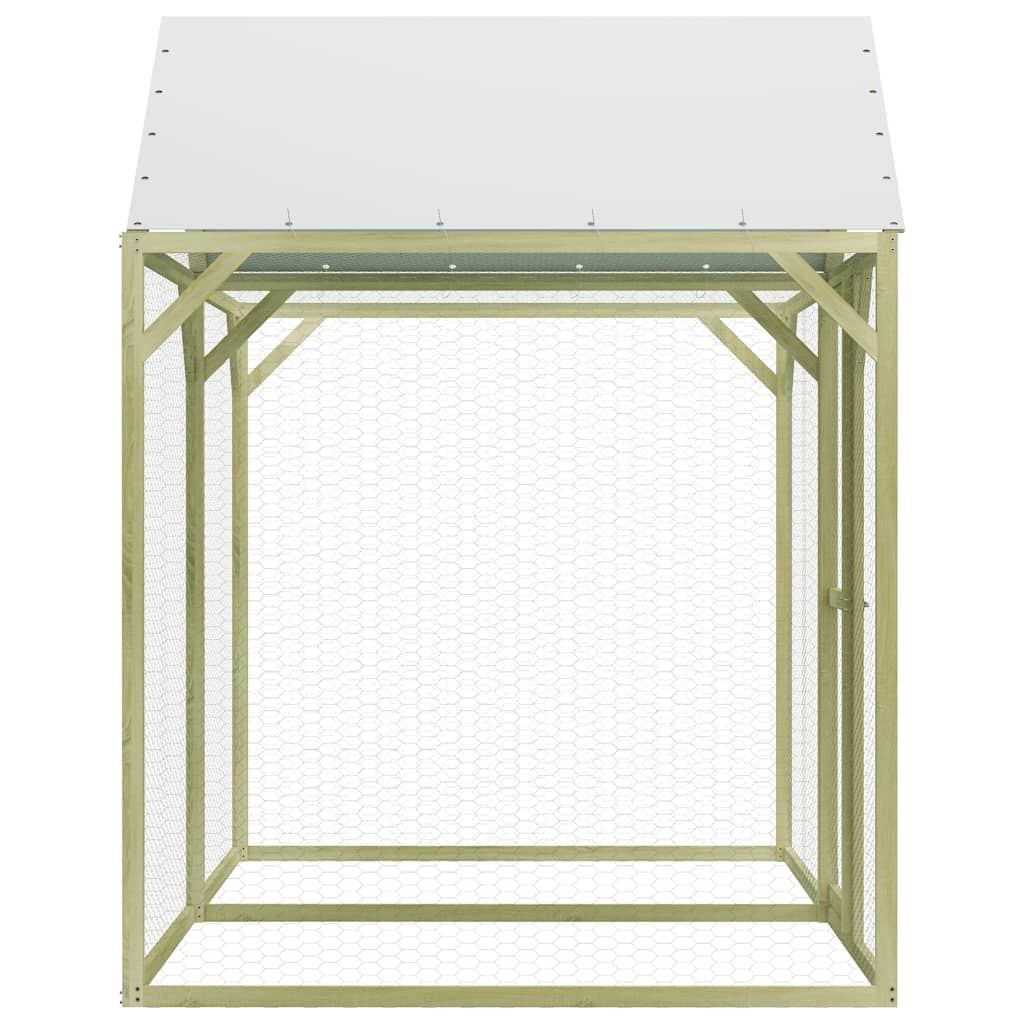 vidaXL Hühnerkäfig 3x1,5x2 m Imprägniertes Kiefernholz