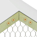 vidaXL Hühnerkäfig 3x1,5x2 m Imprägniertes Kiefernholz