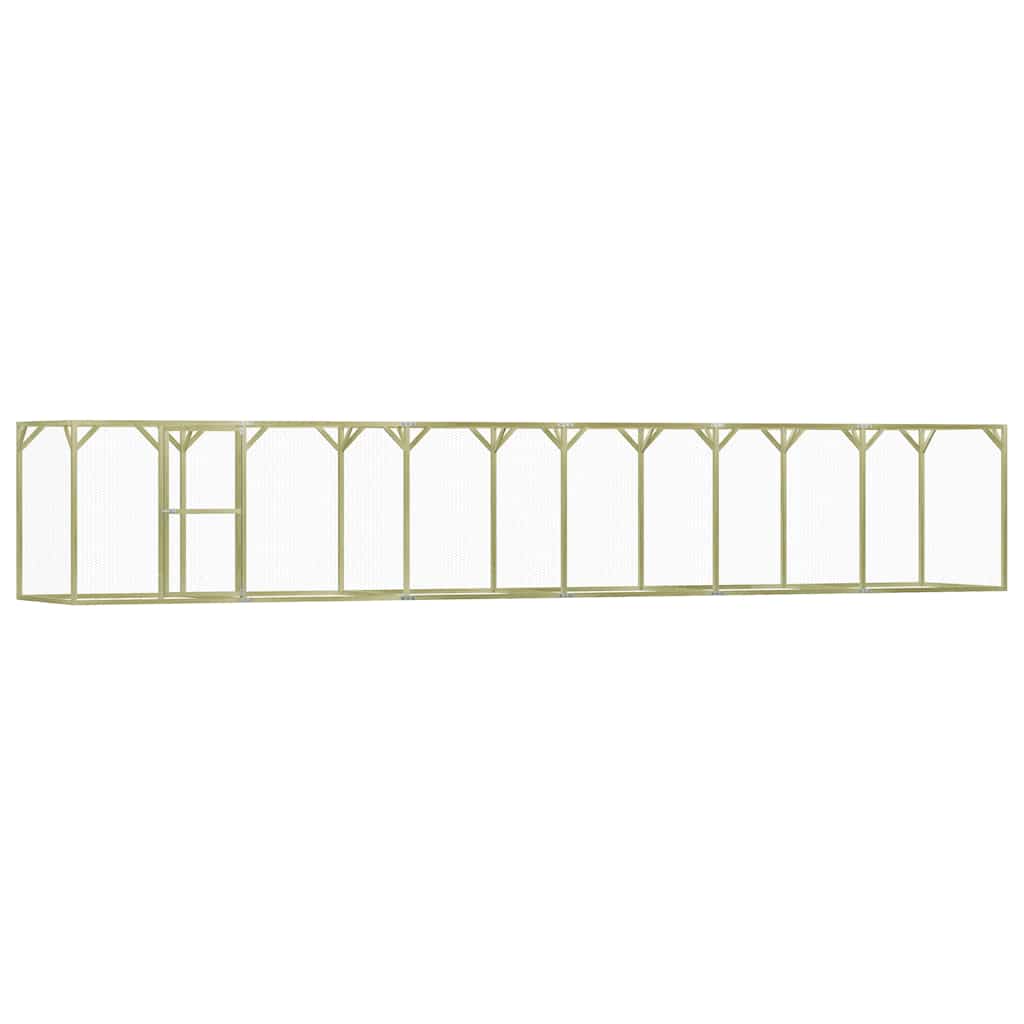 vidaXL Hühnerkäfig 3x1,5x2 m Imprägniertes Kiefernholz