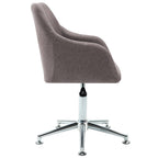 vidaXL Esszimmerstühle Drehbar 6 Stk. Taupe Stoff