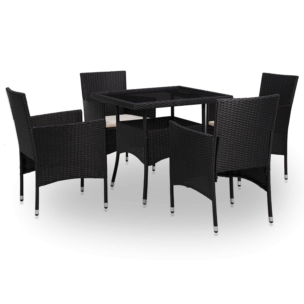 vidaXL Möbelset 5 pcs Braun
