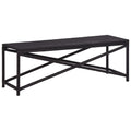 vidaXL Gartenbank 106 cm Poly Rattan Braun