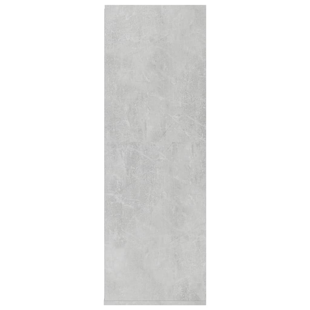 vidaXL Schuhregal Betongrau 54x34x100,5 cm Holzwerkstoff