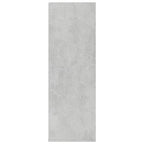 vidaXL Schuhregal Betongrau 54x34x100,5 cm Holzwerkstoff