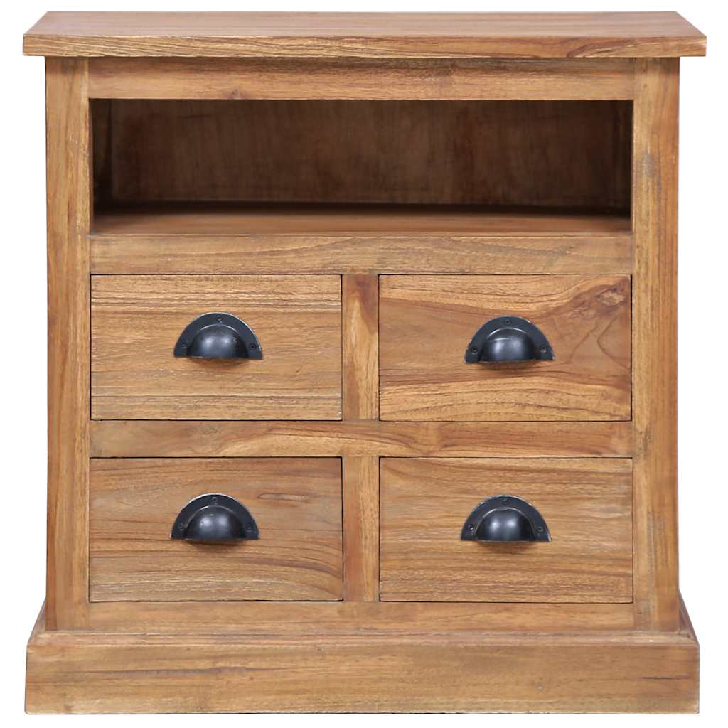 vidaXL Beistellschrank 60 x 30 x 60 cm Massivholz Teak