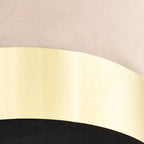vidaXL Hocker Aprikose und Golden Samt 28 x 36 cm