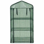 vidaXL 3-stufiges Mini-Gewächshaus 69 x 49 x 125 cm
