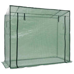 vidaXL Begehbares Gewächshaus 200 x 80 x 173 cm