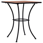 vidaXL Mosaik-Bistrotisch Terrakottarot 60 cm Keramik