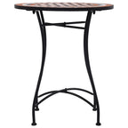 vidaXL Bistrotisch Mosaik Keramik Braun 60 cm