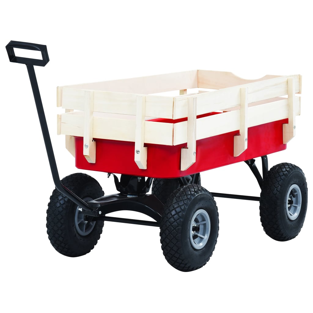 vidaXL Handwagen 150 kg Rot
