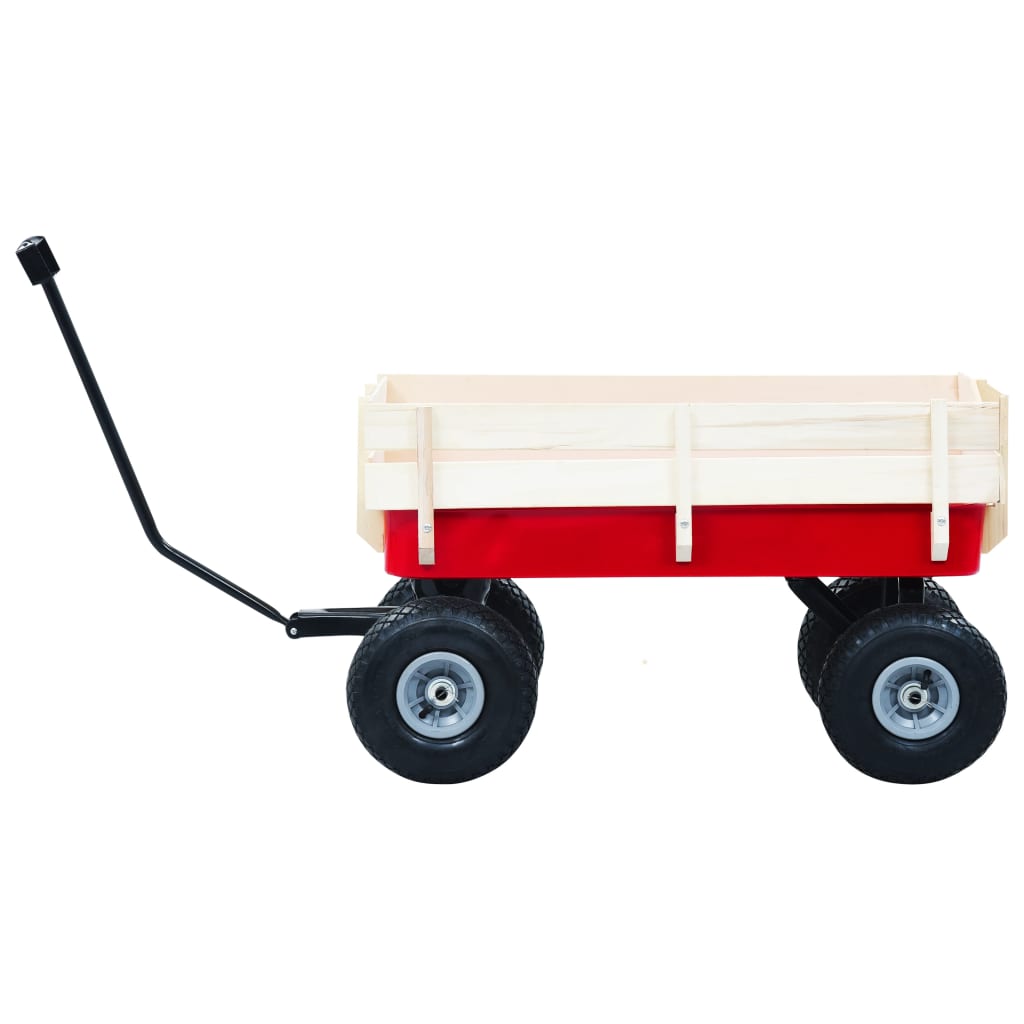 vidaXL Handwagen 150 kg Rot