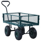 vidaXL Gartenwagen Grün 250 kg