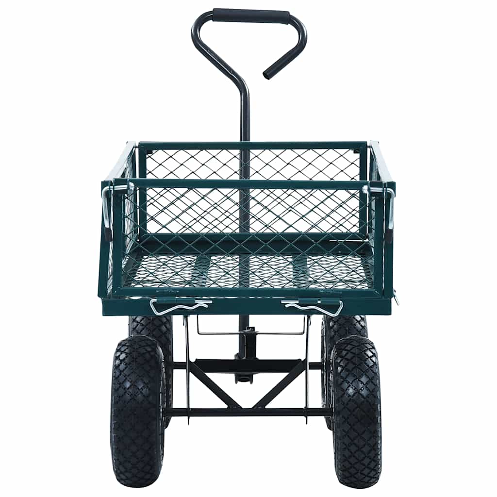 vidaXL Gartenwagen Grün 250 kg