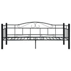 vidaXL Tagesbett-Rahmen Schwarz Metall 90×200 cm
