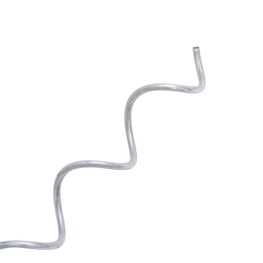 vidaXL Gabionen-Spiralen 24 Stk. Verzinkter Stahl 100 cm
