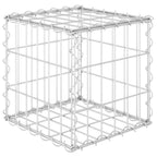 vidaXL Würfel-Gabionen-Hochbeet Stahldraht 30x30x30 cm