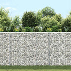 vidaXL Gabionen-Hochbeet Trapezform Verzinkter Stahl 80x20x100 cm