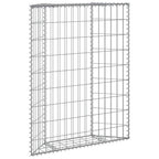 vidaXL Gabionen-Hochbeet Trapezform Verzinkter Stahl 80x20x100 cm